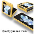 thumbnail image 3 of Case for Samsung Galaxy Z Flip 5 5G 2023, Slim Fit Z Flip 5 Case for Women Girls, Ultra Thin Hard PC Back Anti-Scratch Full Protection Protective Cover for Galaxy Z Flip 5 2023 (Yellow), 3 of 6