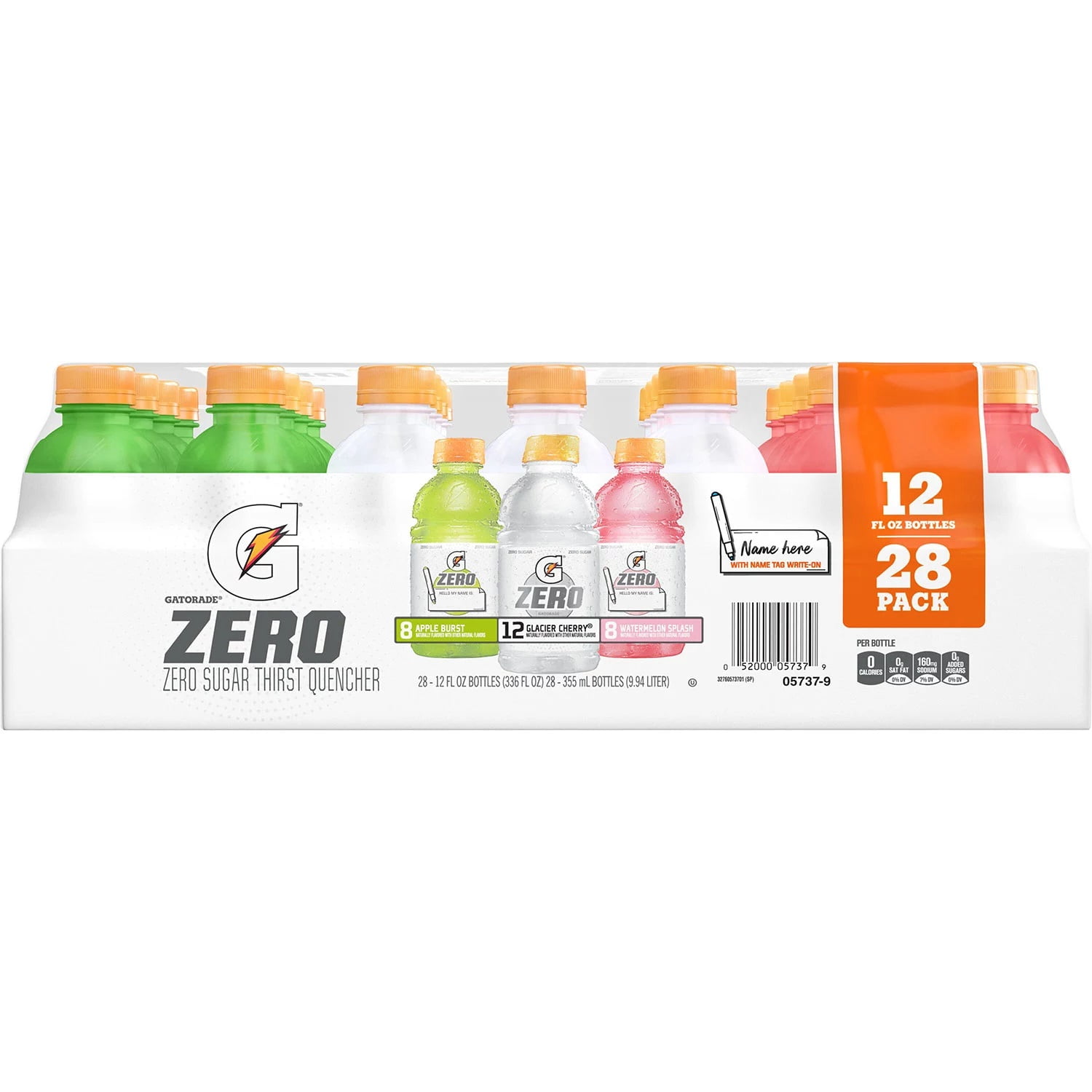 Gatorade G Zero Splash Variety Pack, 12 Fluid Ounce (Pack of 28)