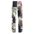 thumbnail image 7 of Independence Day Womens Pajama Pants Drawstring Stretch Funny Stars Print Pjs Casual 250th Anniversary Elastic Waist Pajama Pants, 7 of 7