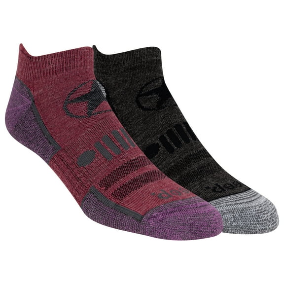 Jeep Women's Sport Performance No Show Socks (Rubicon), Pink,