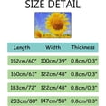 thumbnail image 2 of SKYSONIC Area Rug Beautiful Blooming Sunflowers Field Nursery Rug Floor Mat Kids Playing Mat for Living Room Bedroom, 80x58 in, 2 of 6
