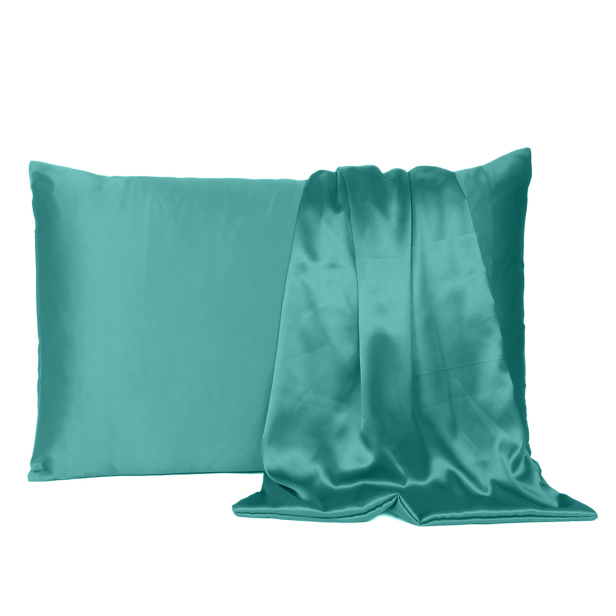 Silky Satin Pillowcases Set of 2 for Hair and Skin Standard King Queen