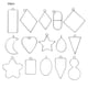thumbnail image 1 of Colgante Marco de prensa Forma geométrica de estrella Con espalda abierta Bisel Collar Joyería Accesorio de bricolaje, Plata 15 Piezas Sweethay HA000861-04B, 1 of 6