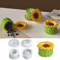 thumbnail image 2 of Osdhezcn Silicone Crafting Mold Sunflower Shape Candle Base Moulds for Candle Decorative Bowls and Succulent Planter Creations, 2 of 10