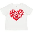 thumbnail image 3 of Inktastic All You Need is Love Red Heart Shape Boys or Girls Toddler T-Shirt, 3 of 5