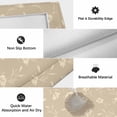 thumbnail image 5 of Beige Floral Outdoor Rug 5x8 Ft, Non Slip Washable Area Rug, Vintage Spring Botanical Flowers Patio Rugs Carpet Runner, Large Floor Mat for Indoor/Outdoor Deck Porch Camping, 5 of 8