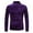 Purple, variant on Inleife Long Sleeve Shirts for Men under $10.00 Men's Fashion Base Retro Stage Party Solid Color Long Sleeved Round Neck Top