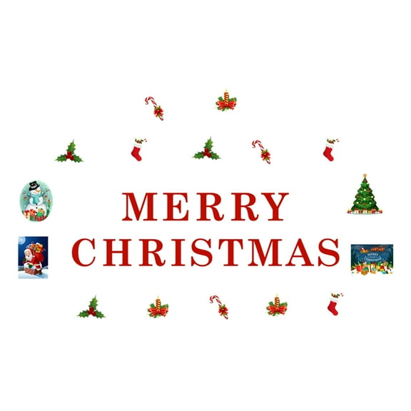 ABODELINE Magnetic Christmas Garage Door Decoration Christmas Garage Door Magnet Xmas Refrigerator Magnets Stickers Xmas Car Magnetic Decals for Winter Holiday Party Fridge Supplies