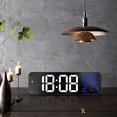 thumbnail image 2 of Large Digital LED Clock Home Electronic Alarm Clock Large Screen Plug in Clock Wall Mounted, 2 of 8
