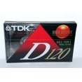 thumbnail image 2 of TDK D120 High Output Precision Rigid Construction Mechanism IEC I / Type I Normal Bias Audio Cassette Tapes - 5 Pack, 2 of 3