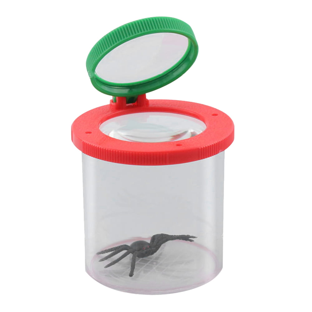 Bug Viewer Magnifying Pot Child's Plastic Magnifying Glass & FREE GUIDES