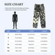 thumbnail image 4 of Balery Abstract Cat Faces Pattern Pantalones de pijama para hombre, pijama ultraligero, pantalón de descanso-3X-Large, 4 of 6