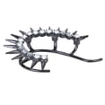 thumbnail image 4 of Pendiente jinwen Rock Punk Remaches Studs Rhinestone Ear Cuff Wrap Clip Sin Piercing, 4 of 6