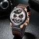 thumbnail image 4 of Reloj de cuarzo impermeable de lujo para hombre LIGE blanco, 4 of 9