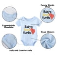 thumbnail image 3 of YSCULBUTOL Baby Twins Bodysuits Baby First Rumble Infant Baby Clothes Unisex Twin Romper Outfits With Hat, 3 of 5
