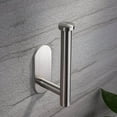 thumbnail image 6 of HEQUSIGNS 2Pcs Toilet Paper Holder Self Adhesive, No Drilling Wall Mount Toilet Roll Holder, Stick on Wall Stainless Steel Holder for Kitchen Washroom Bathroom, 6 of 7