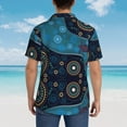 thumbnail image 6 of Daiia Bohemian Turtle Hawaiian Shirt for Men Gentle Cotton Regular Short Sleeve Casual-XX-Large, 6 of 9