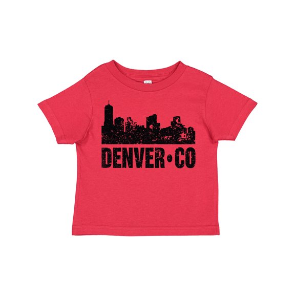 Inktastic Denver Colorado Skyline Grunge Boys or Girls Toddler T-Shirt
