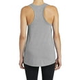 thumbnail image 2 of Mafoose Women's PosiCharge Tri-Blend Wicking Tank Light Grey Heather X-Large, 2 of 5
