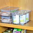 thumbnail image 4 of Youngever 2 Pack Stackable Plastic Storage Organizer Container Bins with Lids YE393.389, 4 of 4