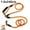 Orange 1.0x240cm, variant on Dog Leash Hands Free Dogs Leash Reflective Leashes for Dog Walking Running Rope 2.4M Long Adjustable Double Leashes Dogs Ropes