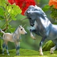 thumbnail image 4 of Breyer Traditional Series Cascade and Caspian (2) Unicorn Figure Set - 1:9 Scale, 4 of 8