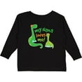 thumbnail image 3 of Inktastic My Nana Loves Me Grandson Boys Long Sleeve Toddler T-Shirt, 3 of 5