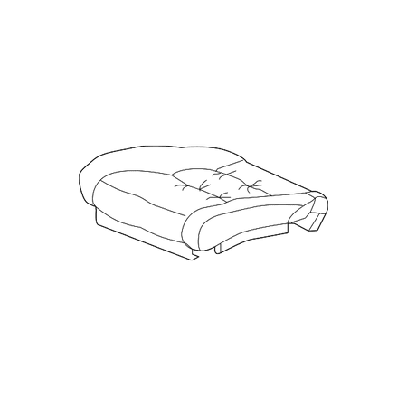 Genuine OE Acura Cushion Cover - 81531-TY2-A11ZB