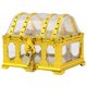 thumbnail image 2 of Bolsas de regalo transparentes con forma de cofre del tesoro pirata para recuerdos de fiesta infantiles Estilo B, 2 of 9
