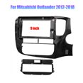 thumbnail image 5 of Panel de fascia para radio estéreo de automóvil de 2 Din de 9/10,1 pulgadas para Mitsubishi Outlander 2012-2020 2021 Kit de cubierta de marco de audio con bisel frontal, 5 of 5
