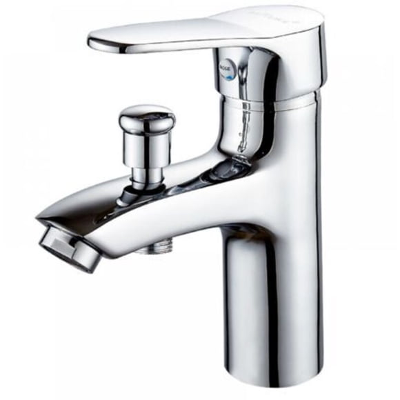 Bathtub faucet, single-hole dual-use hot and cold water faucet, alloy shower mixer, bathroom shower faucet
