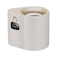 thumbnail image 2 of Ventilador de muñeca USB portátil con pantalla digital, velocidad de viento ajustable, batería recargable, clip y pulsera para actividades al aire libre y viajes., 2 of 8