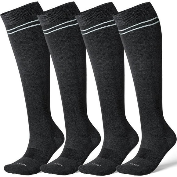 Calcetines de compresión LEVSOX Viscose para bambú 20-30 mmHg, color gris