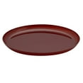 thumbnail image 3 of Moderna Round Burgundy Plastic Plate - 8 1/2" x 8 1/2" x 1/2" - 200 count box, 3 of 11