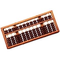 thumbnail image 3 of Calculadora china de de madera de 13 filas, 28x12x2cm para adultos y , 7 por fila amarillas Zulema Calculadora, 3 of 8