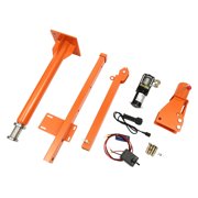 Miumaeov 1100 LB Truck-Mounted Crane Hoist Truck-Mounted Crane with 12V Electric Winch 360 Swivel Pickup Truck Jib Cranes