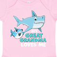 thumbnail image 4 of Inktastic My Great Grandma Loves Me with Cute Sharks Boys or Girls Baby Bodysuit, 4 of 5