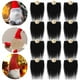 thumbnail image 2 of 12 piezas de bolas de madera precortadas para barba de gnomo, parches de tela de piel sintética para disfraz de enano negro, 2 of 9