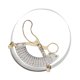 thumbnail image 4 of Regla para sombreros tipo ligero para calibre de tamaño de sombrero, brújula de anillo de acero inoxidable para L, 4 of 9