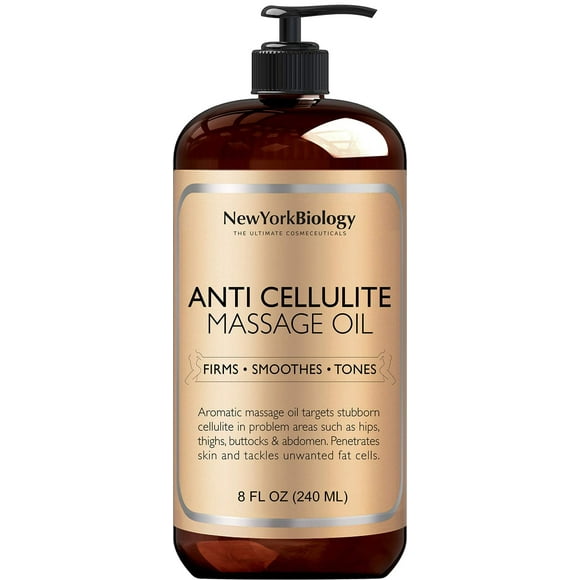 Aceite de Masaje Anti Celulitis con Ingredientes Naturales que Penetra 6 Veces Más que Crema