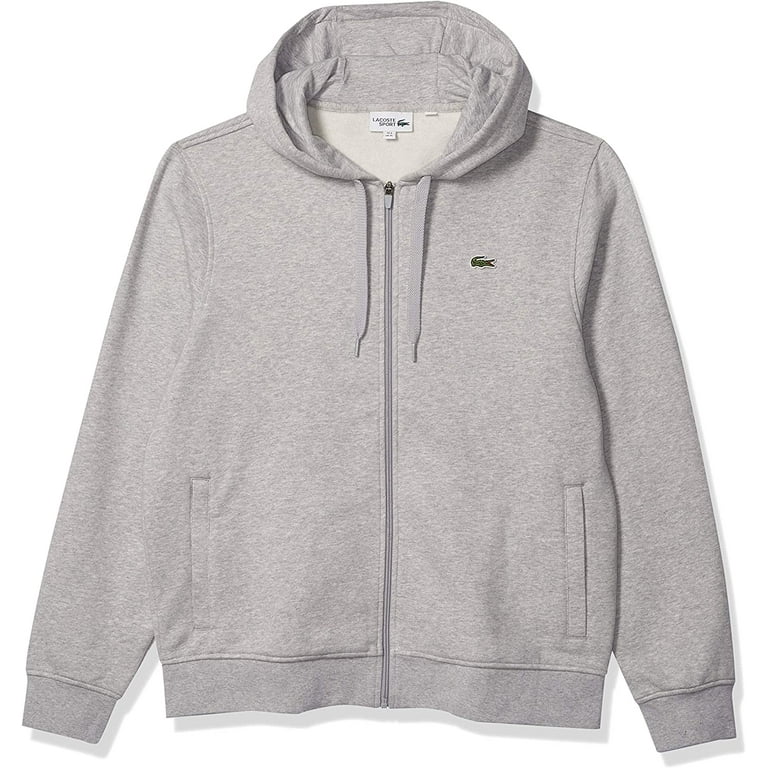 Lacoste Men's Sport Long Sleeve Fleece Full Zip Hoodie Sweatshirt