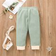 thumbnail image 2 of Vedolay Grils 2023 Outfits Toddler Girl's 2 Piece Set Ruffle Cami Top With Print Flare Leg Pants,Mint Green 18-24 Months, 2 of 5