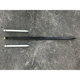 Hay Spear 49" Bale Spear 3000 Lbs Capacity, Bale Spike Quick Attach Square Hay Bale Spears 1 3 4 Wide Red Coated Bale Forks Bale Hay Spike With 2 Stabilizer Spears Conus 2 P 010511841836