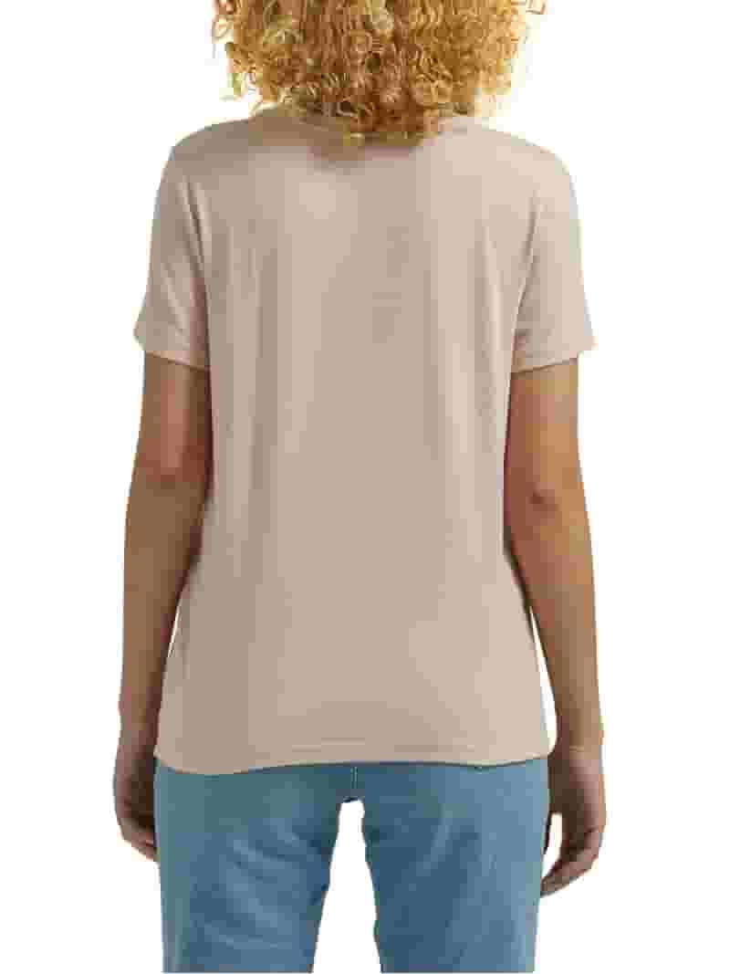 ◆LEE◆ Big Twitch Logo Dying T-Shirt Pigment Beige Lee® Women's Short Sleeve Twitch Logo Tee - Walmart.com