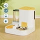 thumbnail image 2 of Automatic Dog Feeder Water Dispenser - Stainless Steel Feeding Bowl, Large Capacity & Detachable Design ShopWise Round, 2 of 9