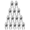 thumbnail image 1 of UPOUART 50pcs Silver Tooth Themed Accessories for Couples Jewelry Making Fun, 1 of 8