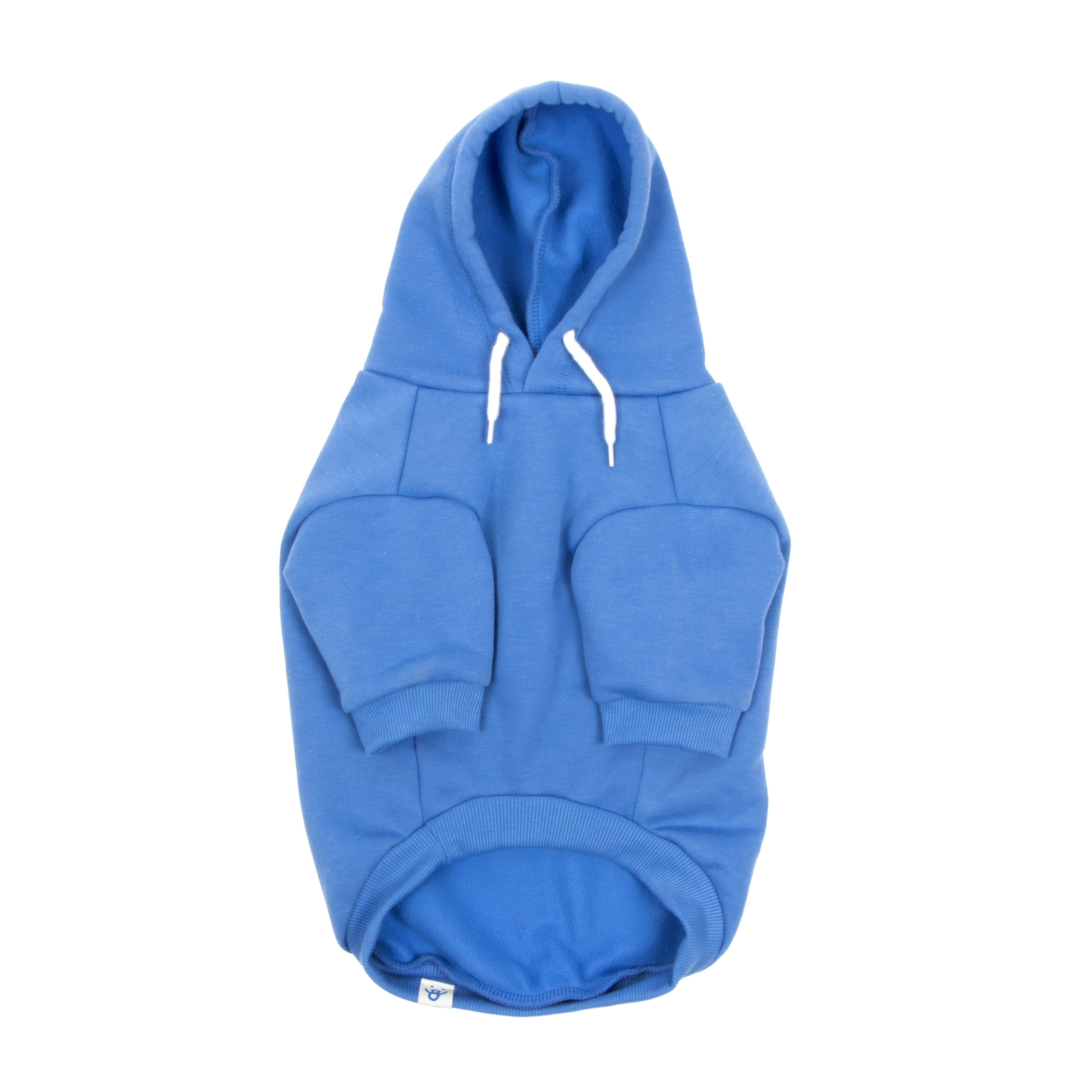 Oodles Have A Nice Day Fall Dog Hoodie, Blue, Small