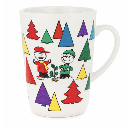 Hallmark Peanuts Charlie Brown Linus Color Changing Holiday Christmas Mug New