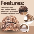 thumbnail image 4 of DaddyGoFish Camouflage Caps for Kids and Adult - Fishing Hunting Hiking Camo Hats Toddler Children Outdoor Adventures, 4 of 10