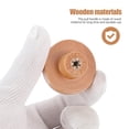 thumbnail image 2 of WESIEVYA 10Pcs Brown Cupboard Knobs for Replacement Knobs Dresser Drawer Handle, 2 of 3